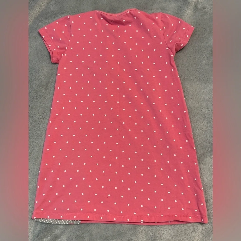 Pink Polka Dot Zoo Animal Dress - Size 5Y